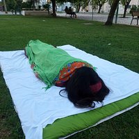 Outdoor shiatsu