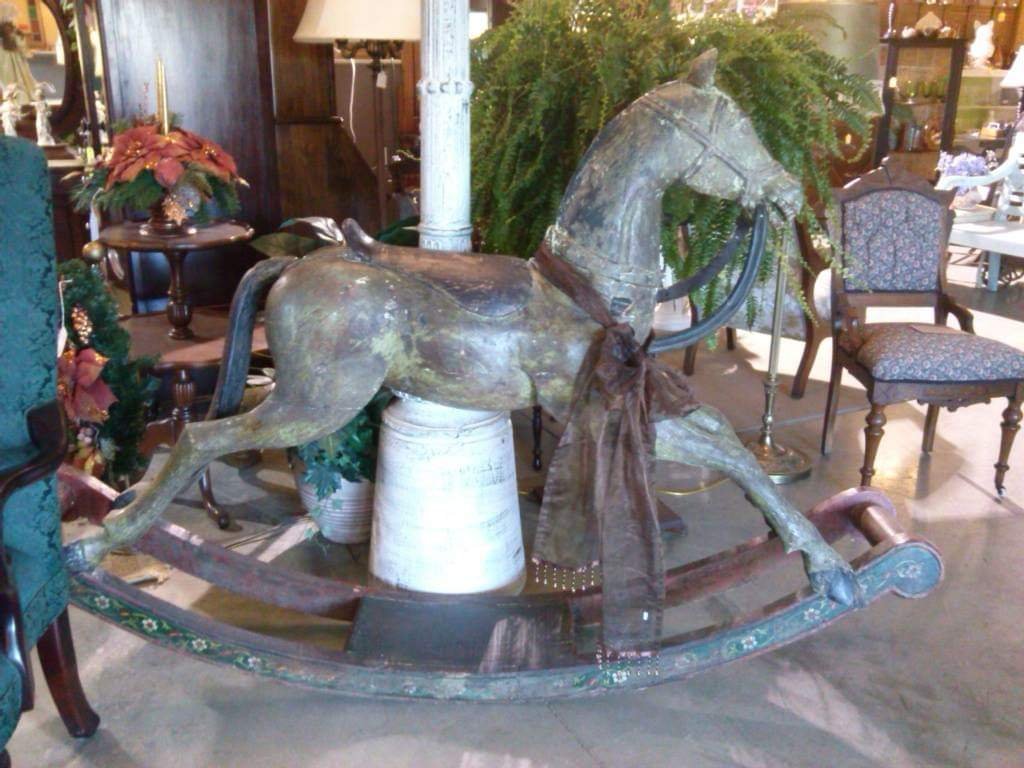 Rocking horse sales antique mall