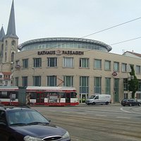Blick auf die Halberstädter Einkaufspassage