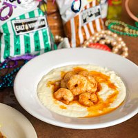 Famous Asiago Shrimp & Grits. They're addicting!
