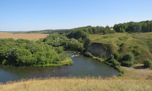 вид на Красивую Мечу с Ишутинского горолища