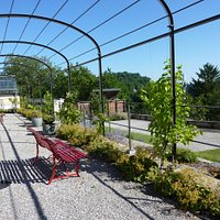 Le jardin conventuel des Cordeliers à Fribourg, un havre de paix bien agréable avec vue panoramique...
