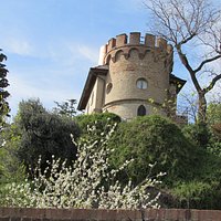 Dall'alto domina la torre,