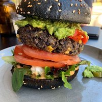 My Charcol burger was huge!!!