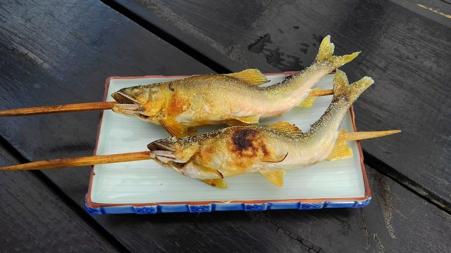 鮎の塩焼き