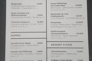 Speisekarte