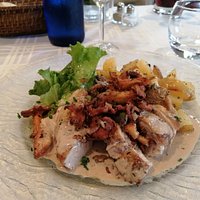 Suprême de pintade aux girolles