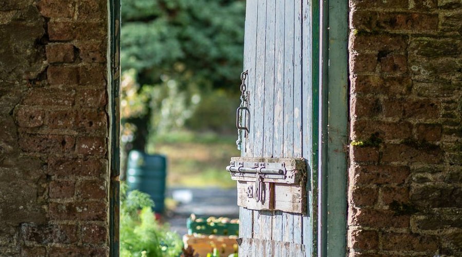 The Entrance to our Historic Walled Garden