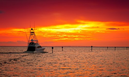 Sunset on the Gulf