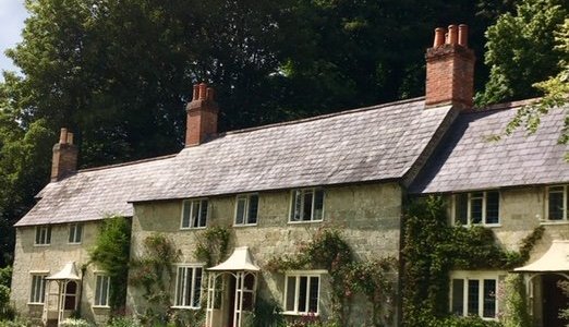 B&B located at the entrance to Stourhead Garden
