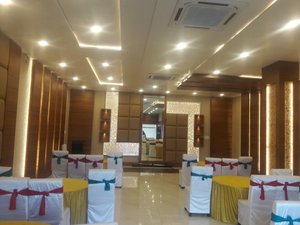 Hotel Nand Residency in Ghazipur, image may contain: Indoors, Reception Room, Waiting Room, Interior Design
