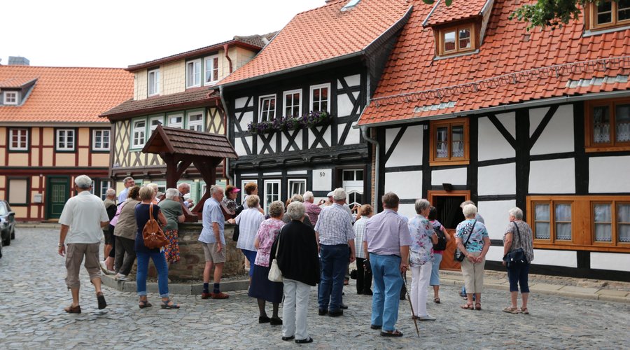Stadtführung durch das Heideviertel in Wernigerode.
