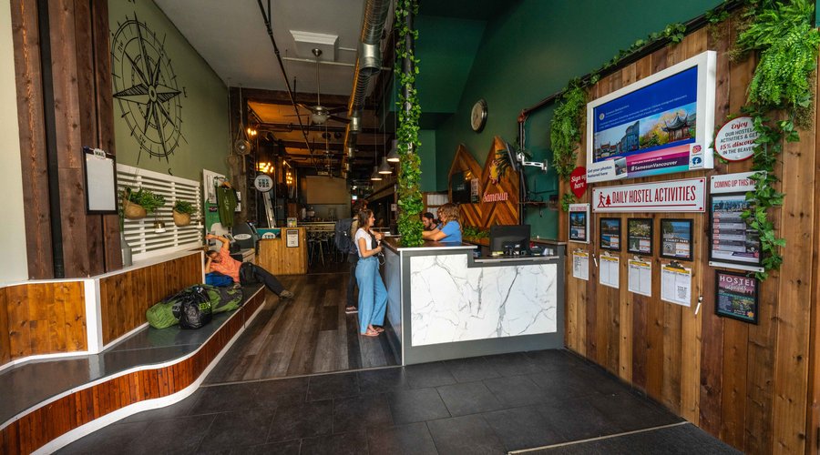 Our newly renovated lobby is your first stop on your Vancouver adventure. 