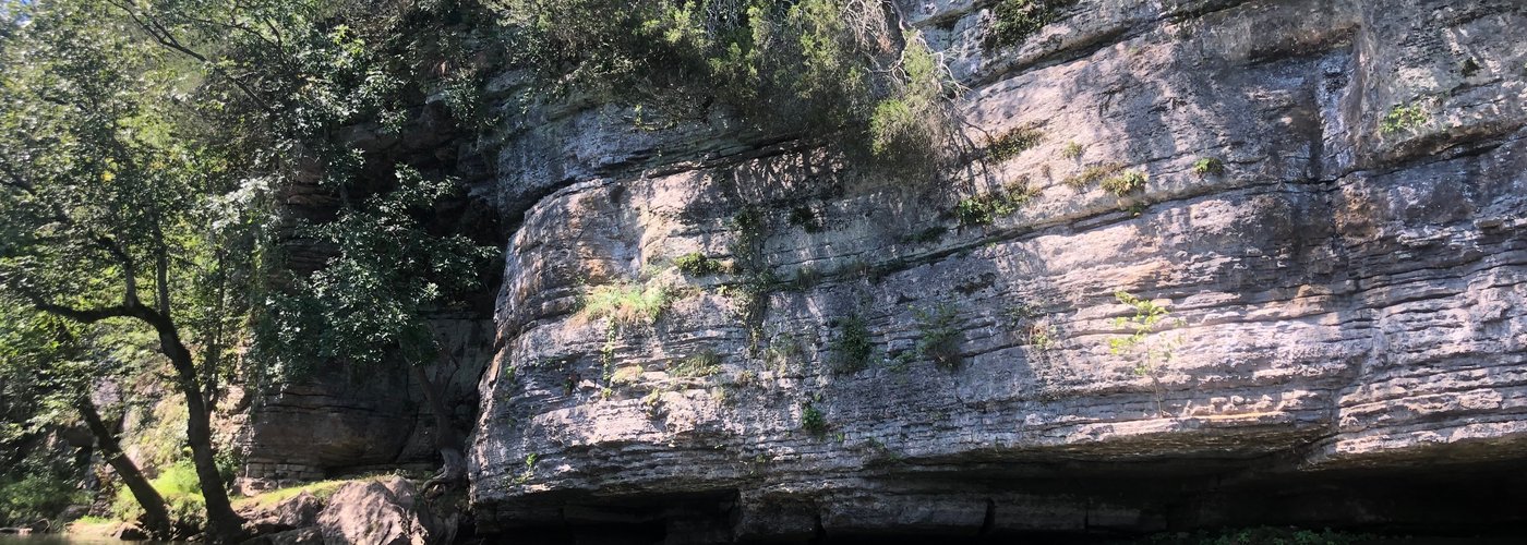 Canoe the Caney rocks!