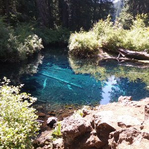 Spring that feeds the lake