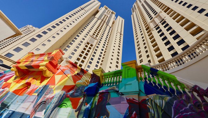 JBR Murals and Public Art Installations