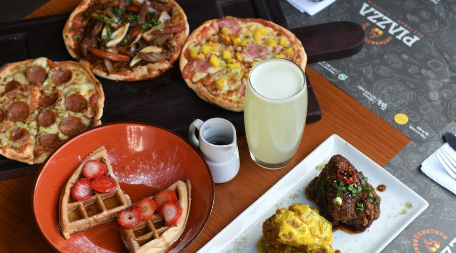Wings, Pizza and Waffles!