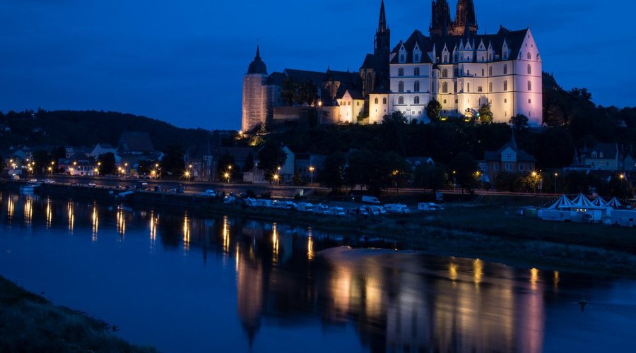 Meissen met de Albrechtsburcht en de Dom