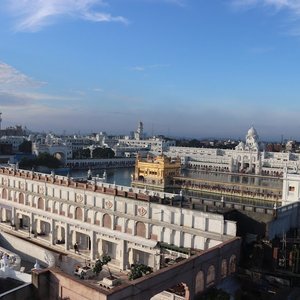 Golden temple view that you can get from terrace