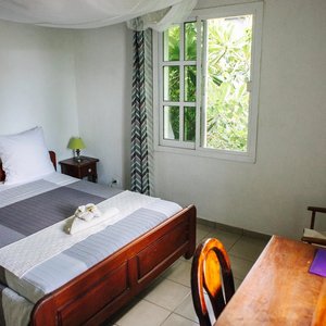 Chambre double vue jardin 