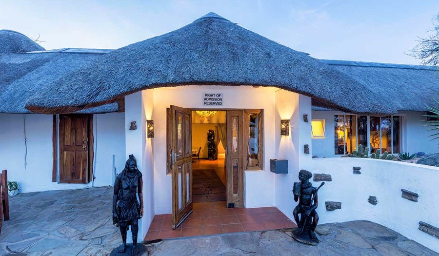 Trans Kalahari Inn entrance