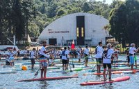 WindSurf antes do Temporal na Represa do Guarapiranga em São Paulo