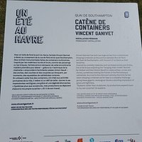 Description Plaque of Container Sculpture