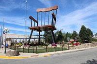 Giant's Chair, Rocking chair in Beaver, UT. The background …