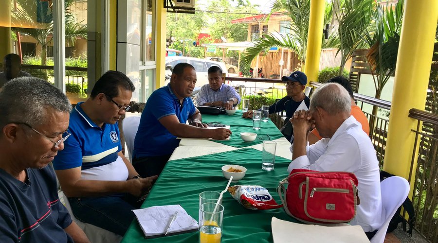 Business meeting at Arabelle Suites.