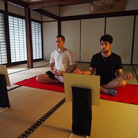 Ajikan meditation practice can be booked via airbnb.