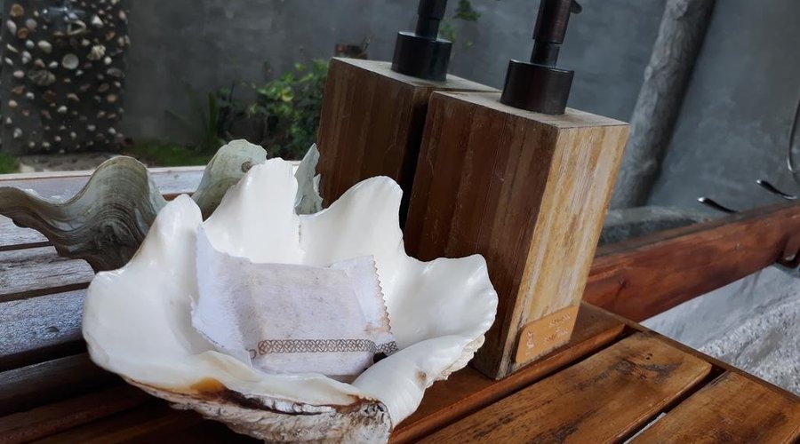 Soap holder of Bamboo Cottages
