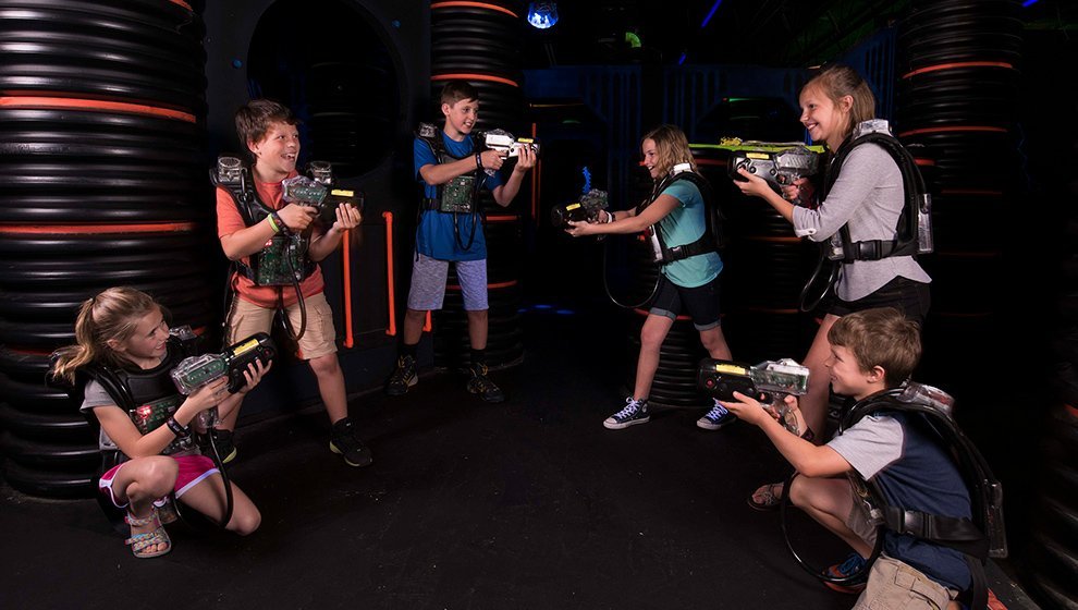 Go-Karts and Laser Tag at LazerPort Fun Center in Pigeon Forge, TN