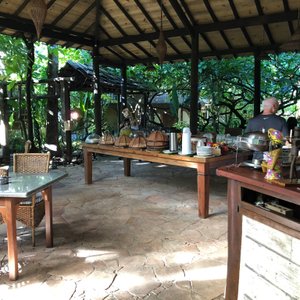 Espaço que é servido café da manhã