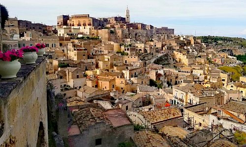 Veduta della bella città di Matera. 🌞