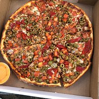 Dill Pickle Pizza, Calabri Pizza.