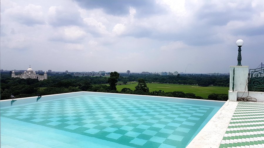 infinity pool with a view