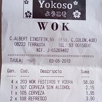 la cuenta