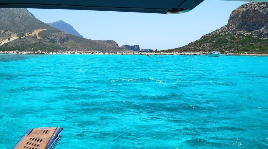 Turquoise clear blue Sea