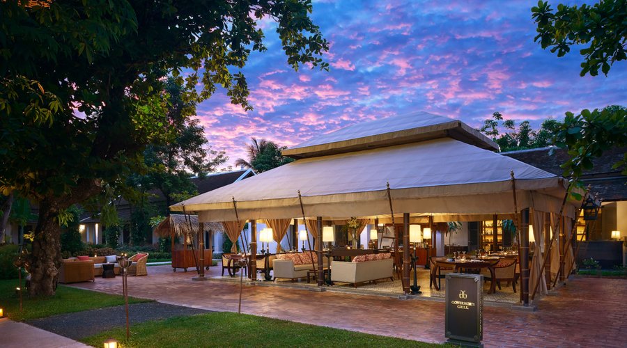 Governor's Grill restaurant at the Sofitel Luang Prabang.
