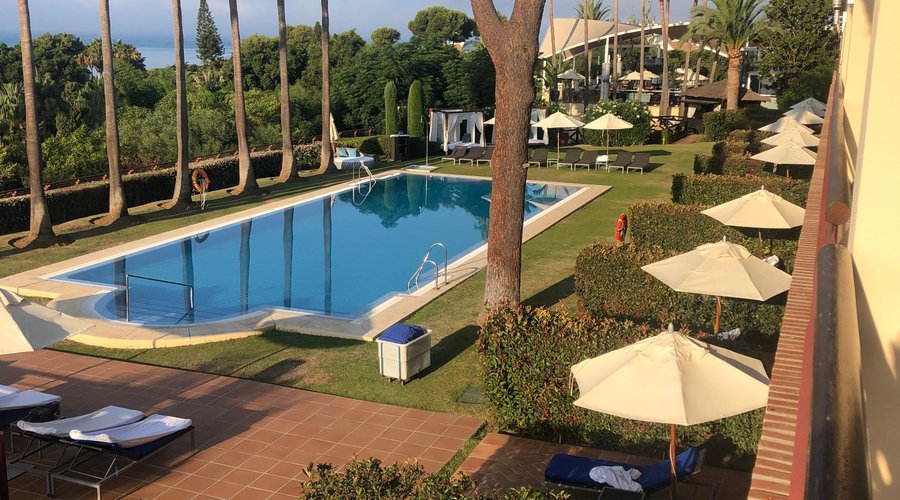 One of the many delicious views from my villa at the prestigious Don Carlos Hotel. Came fully loaded with PAs and pool side Butlers at your beck and call!! Beautiful villa with family catering. Right next to the beach too