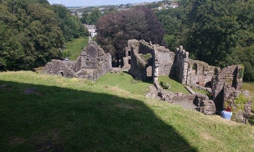 Okehampton Castle.