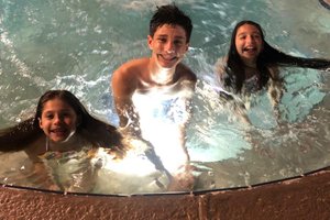 Piscina e praia