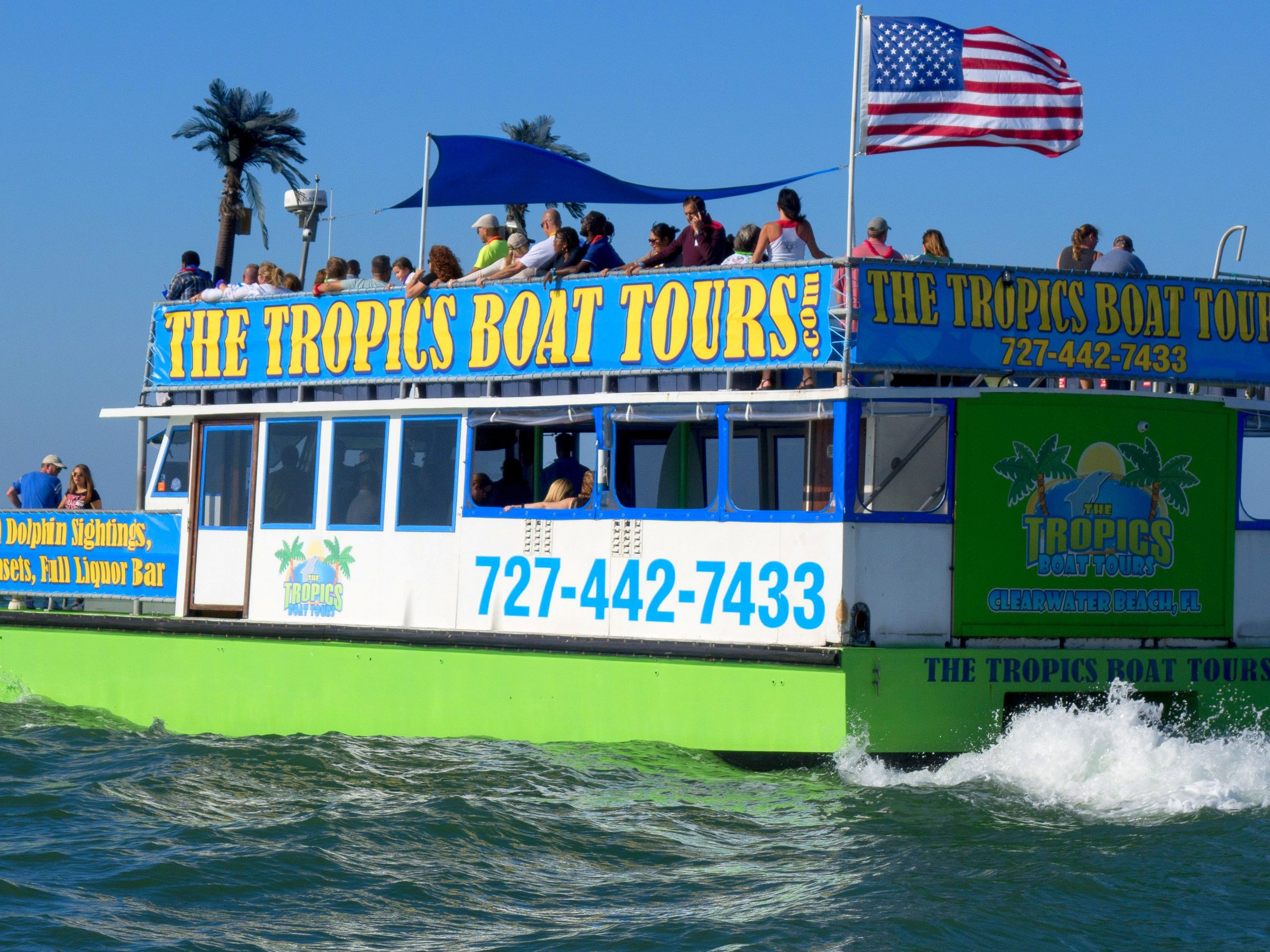 the tropics boat tours clearwater beach fl