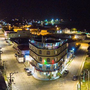 Hotel is located in the center Of Corozal Town.