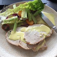 Turkey Salad with Lemon Mayonnaise and Mustard dressing.