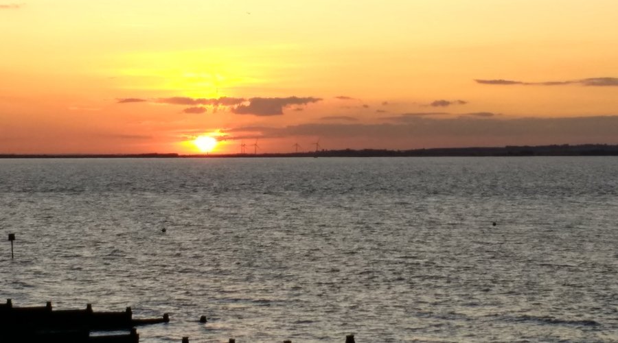 Sunset from the balcony