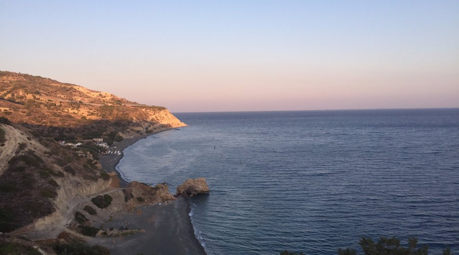 Blick nach Osten auf die Bucht von Teresa