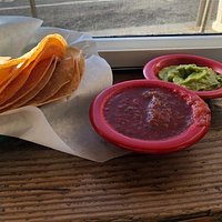 Homemade Chips/Salsa/Guac - doesn't get any better than this!