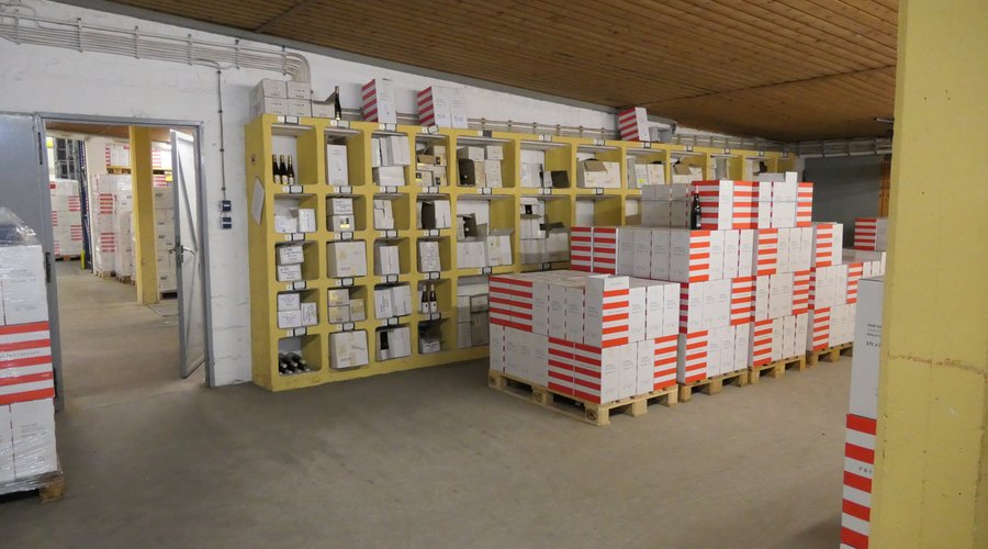 Warehouse of wine
