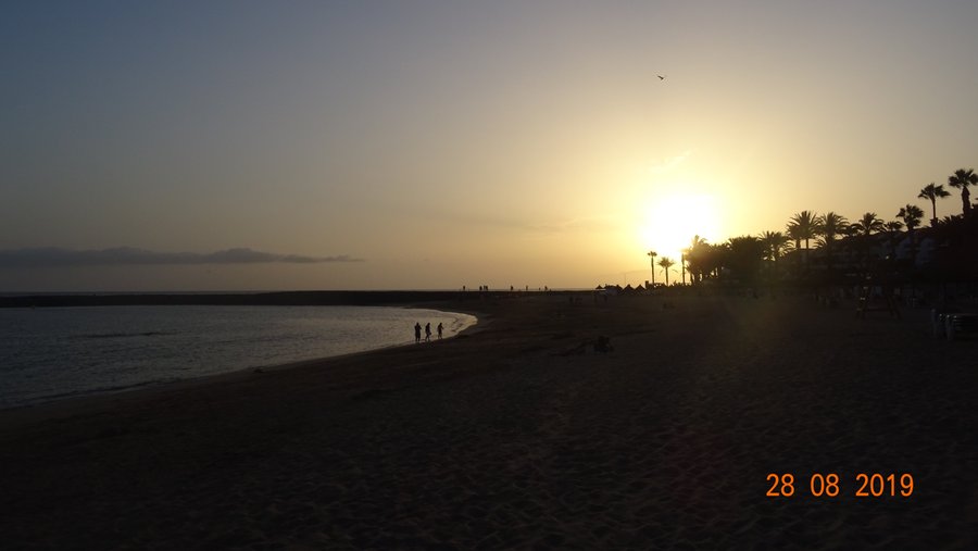 Playa de las Américas, Playa del Camison. 28.08.2019